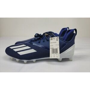 Adidas Adizero Scorch Football Cleats Mens 12.5  Navy Blue White FX4250.‎ NEW